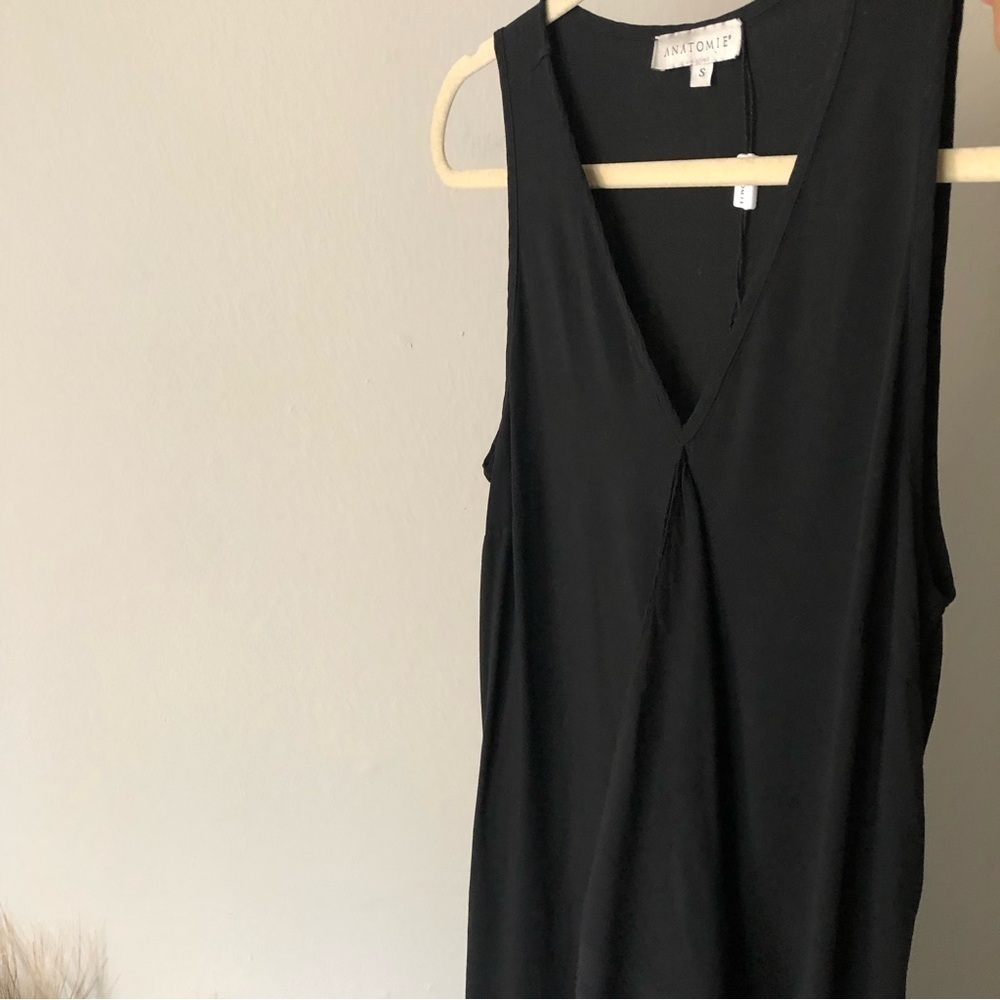 Anatomie Front Ruffle Asymmetrical Tank Dress Small - Picture 6 of 7